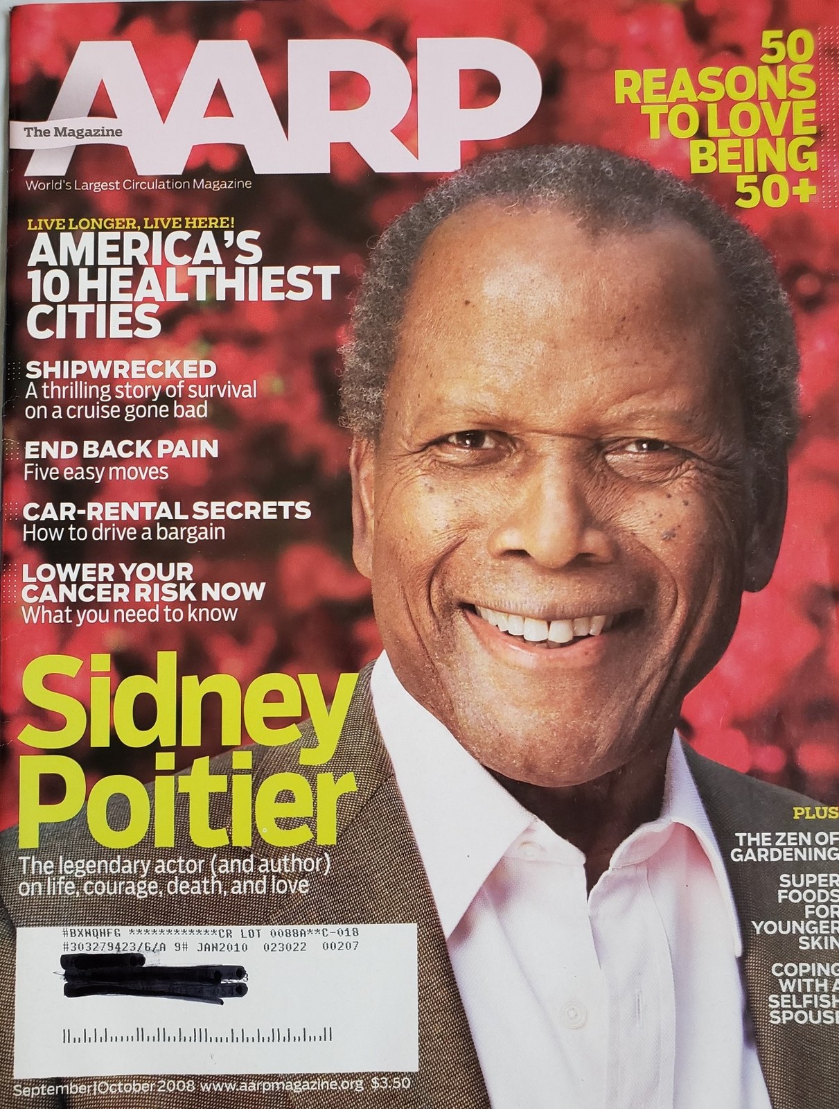 Primary image for Sidney Poitier  in AARP Magazine Sept/Oct 2008