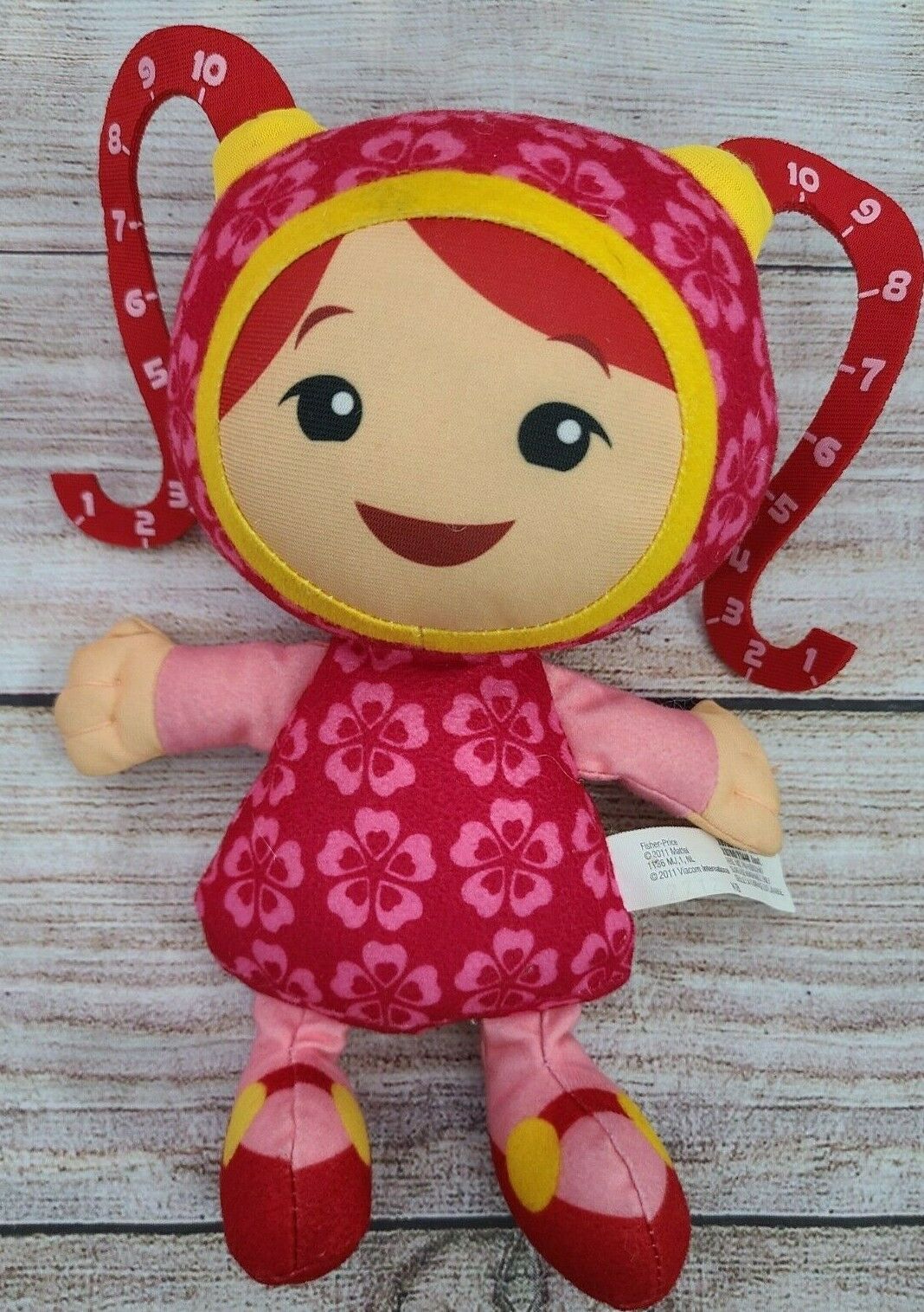 Fisher Price Plush Team Umizoomi Milli Measure Stuffed Doll 2012 ...