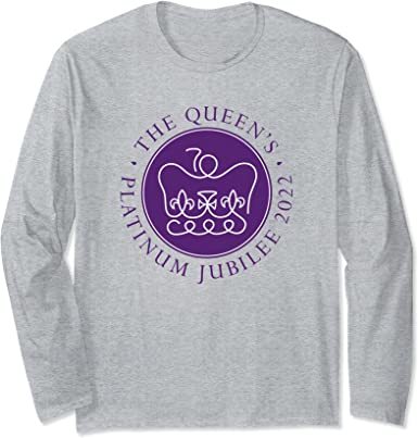 British Queen Platinum Jubilee 70 Years Reign Elizabeth II Long Sleeve T-Shirt