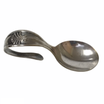 Vogue Silver-plated Curved Handle Baby Spoon Vintage 1938-1950 Very Nice  - $12.20