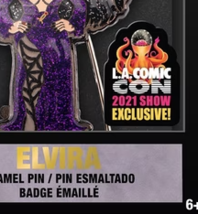Funko Pop! Pin Elvira Mistress Of The Dark (Elvira) 2021 LA Comic Con Exclusive image 2