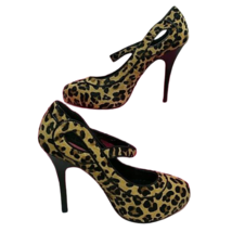 Vintage Betsey Johnson Shoes Womens Size 7 Leopard Hair Heels Stiletto P... - $49.99