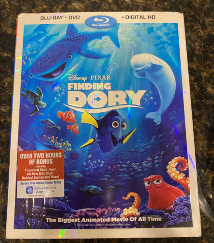 NEW Finding Dory Blu-Ray, DVD +Digital Disney Pixar SEALED - DVDs & Blu ...