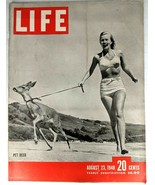 LIFE Magazine VTG Aug 23 1948 Bikini Pet Deer Russian Mystery USA Olympi... - $19.24