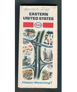 1968 Map of Eastern United States by ESSO Oil  - $9.50