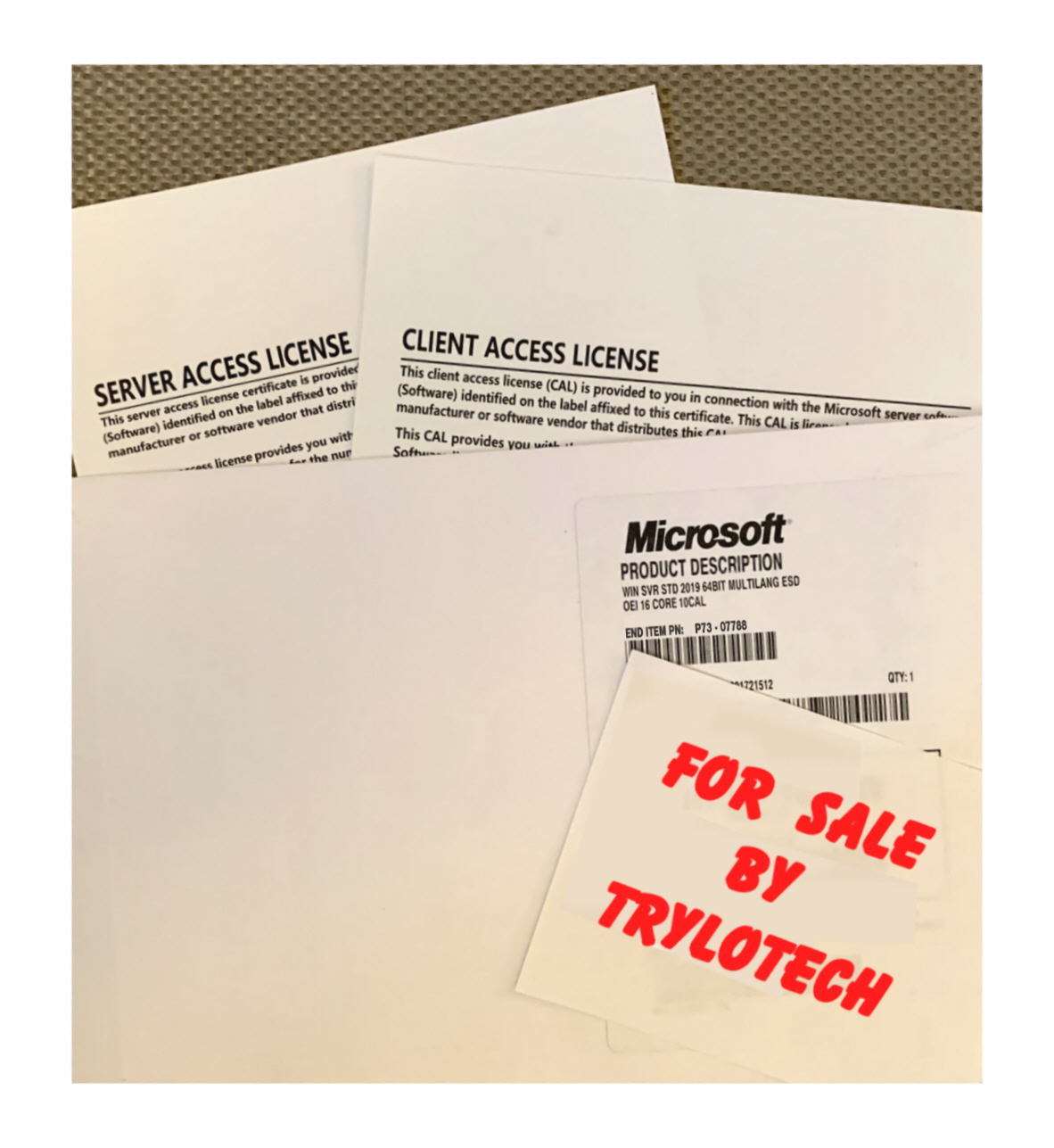 Microsoft Windows Server 2016 Standard +10CALs Factory Sealed License Pack NEW - $98.00