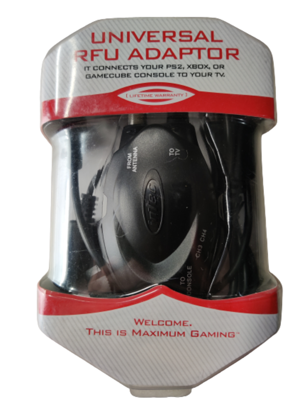 Intec Universal RFU Adapter Connects PS2 XBOX Gamecube Console to TV