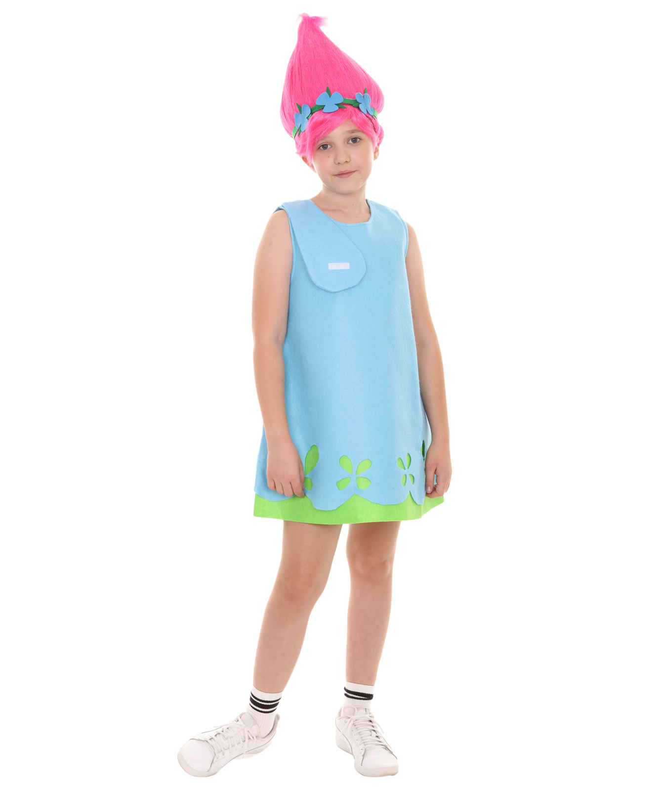 (1-2 Days Dispatch) Child Costume for Cosplay Trolls Poppy HC-044