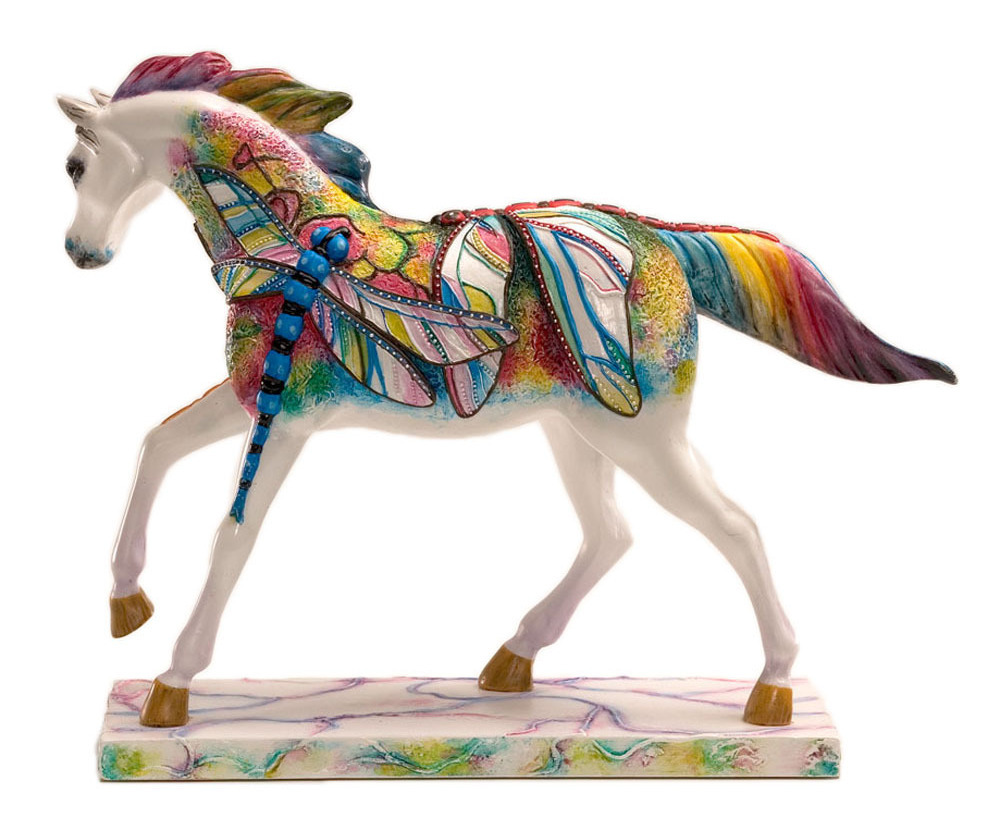 Trail Of Painted Ponies DRAGONFLY MAGIC HORSE FIGURINE 2 E 985 BNIB   Dragonfly 2 