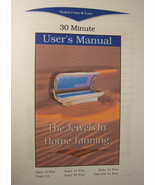 Supreme Tan Tanning Bed User Manual Opal Pearl Ruby Emerald Printed Manual - $10.00