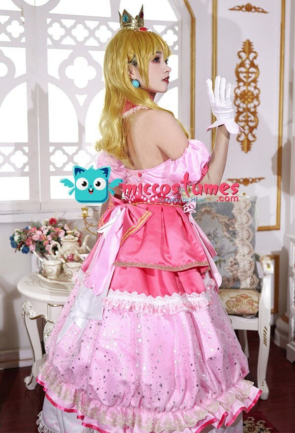 Miccostumes X Akuoart Princess Peach Lolita Dress Roy vrogue.co