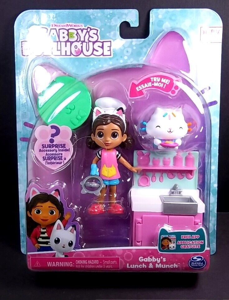 Gabby's Dollhouse Gabby's Lunch & Munch pack with Cakey Cat NEW ...