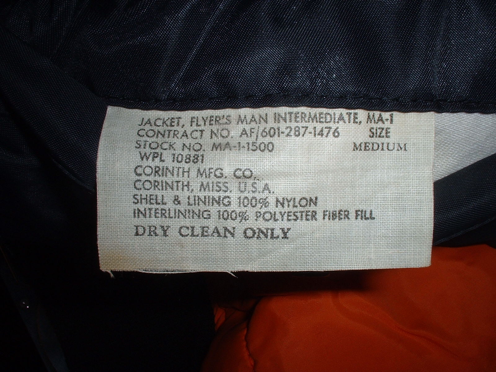 USAF US Air Force MA-1 flight jacket COPY, and 10 similar items