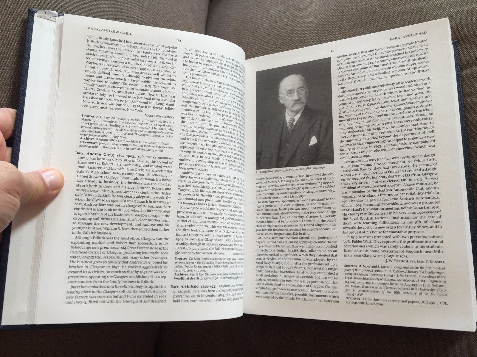 "OXFORD DICTIONARY OF NATIONAL BIOGRAPHY" VOL 4 THICK HARDBACK BOOK