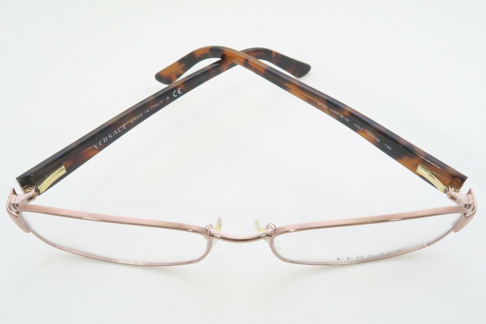 versace glasses rose gold