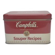 Campbells Soup Tin Box  Soup Souper Collectible Recipe Cards Not Included - $14.01