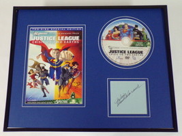 Mark Harmon Signed Framed 11x14 Justice League Crisis DVD Display Superman image 1