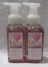 Bath &amp; Body Works Gentle Foaming Hand Soap Lot Set of 2 BRIGHT SUMMER DAYS - $23.33