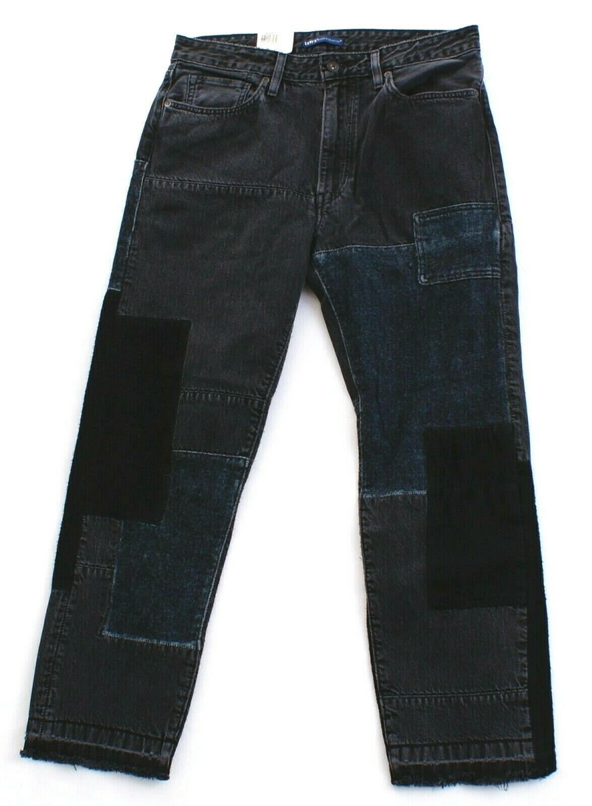 Levi's Made & Crafted Rail Straight Vintage Patchwork Denim Jeans Men's ...