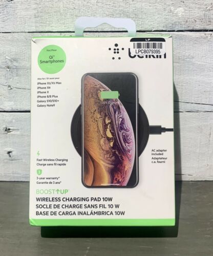 Primary image for Belkin - Boost Up 10W Qi Certified Wireless Charging Pad for iPhone/Android New!