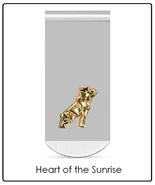 MACK TRUCK Money Clip - gold logo bulldog emblem w/ silver stainless clip   - $14.99