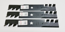 Set of 3 Blades for Husqvarna, Dixon: 539113425, 575296401 and More. 16-1/4″ - $29.24