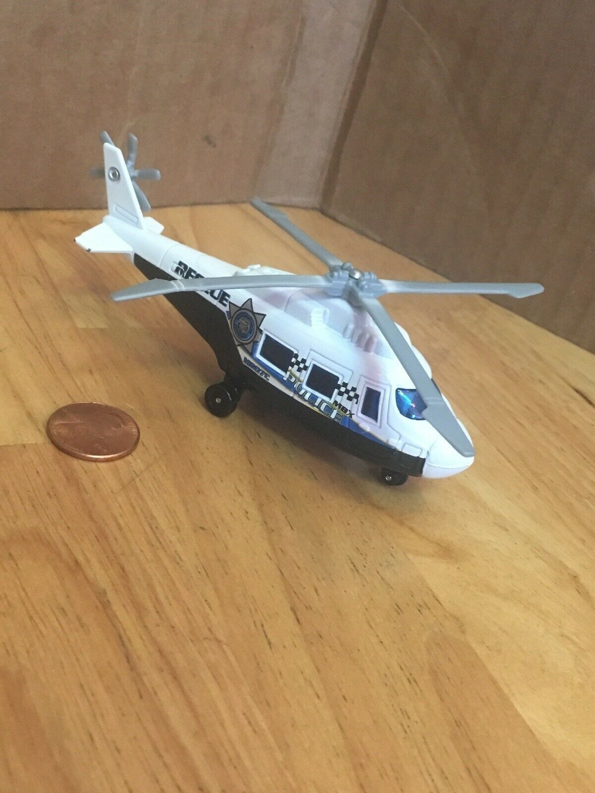 Matchbox 2007 Mattel Police Rescue Helicopter Contemporary Manufacture