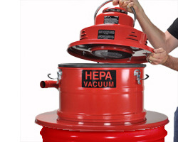 55 gallon wet dry drum top vacuum