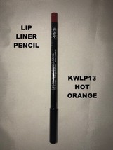 KISS NEW YORK PROFESSIONAL LIP LINER PENCIL # KWLP13 HOT ORANGE - $2.56