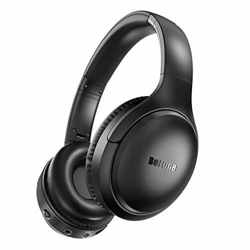 Active Noise Cancelling Headphones, Boltune Bluetooth 5.0 Over Ear ...