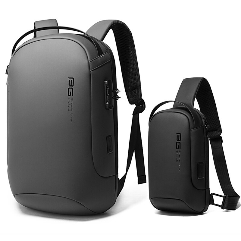 2022BANGE New Men Waterproof Laptop Backpack 15.6 Inch Daily Work