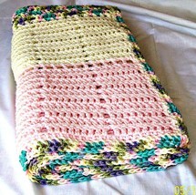 Baby Blanket, Crochet, Handmade, Lap Blanket, Throw Blanket, Baby Beddin... - $55.00