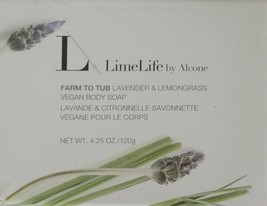 Limelife by Alcone Farm to Tub~ Lavender & Lemongrass~ Vegan soap Bar 4.25 oz image 1