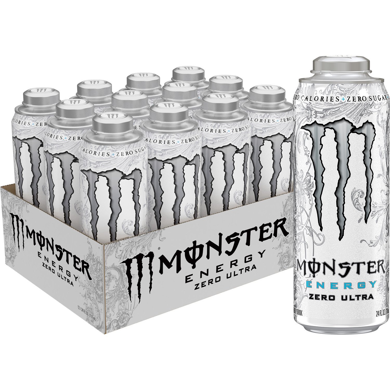 Monster Energy Mega Can Zero Ultra 24oz 12pk Energy Drinks