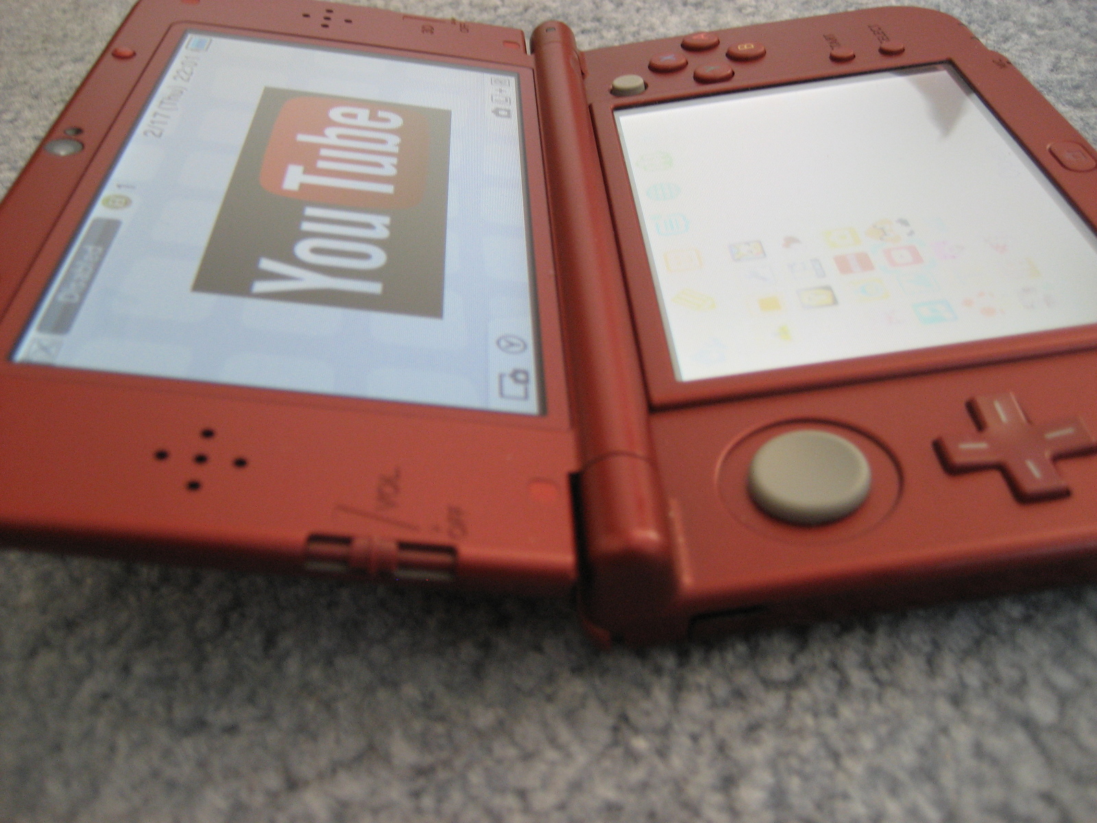 New Nintendo 3ds XL Red Console with CFW B9S Luma3DS Homebrew IPS