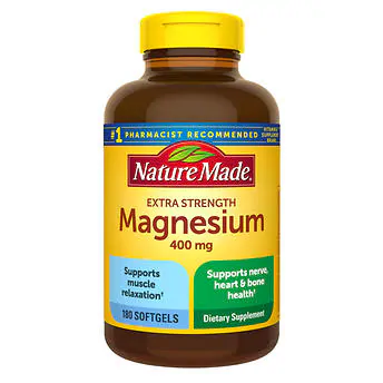 Nature Made Extra Strength Magnesium 400 mg, 180 Softgels - $22.99