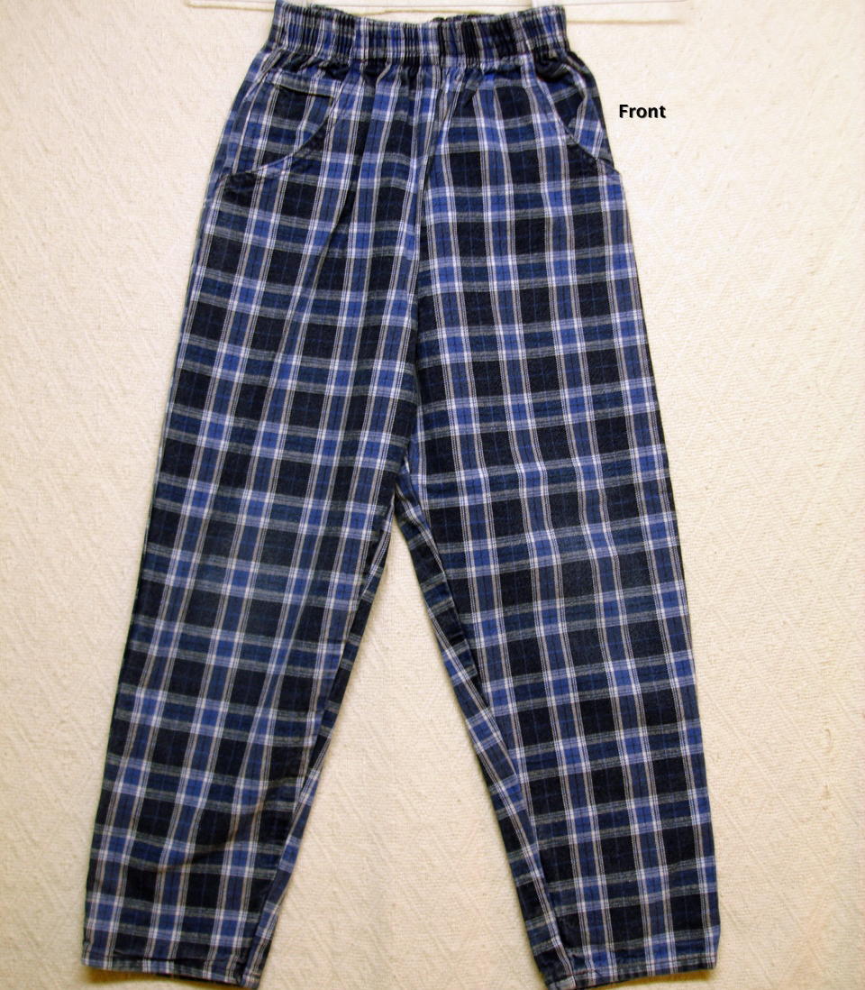OshKosh Dress Pants Boys Pull On Casual Blue Plaid Size 7 - Boys ...