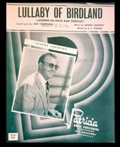 Vintage Sheet Music Lullaby Of Birdland by George Smearing