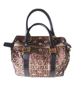 Authentic Fendi Zucca Boston limited edition handbag - $475.00