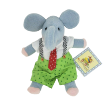 1999 Enesco Mary Engelbreit Everett The Elephant Stuffed Animal Toy New W Tag - $74.66