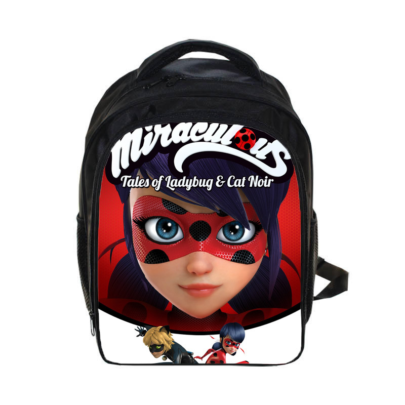 Miraculous Tales of Ladybug & Cat Noir Kids School Book Bag Backpack