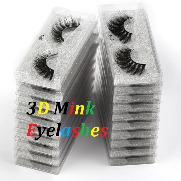 New 10 Pairs Adorable Luxury 3d Mink Lashes Reusable Hot Black - Mixed