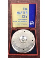 Vtg iw/Box The Master Key Chromatic Pitch Instrument Pipe A-440 13 key/U... - $23.38