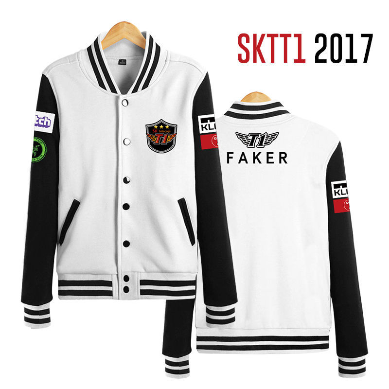 SKT T1 Jacket LCK Spring Champions Team Jersey SKTT1 Baseball Coat Uniform