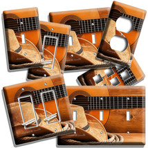 COWBOY HAT GUITAR LASSO ROPE LIGHT SWITCH PLATES OUTLET WESTERN ROOM HOM... - $10.99+