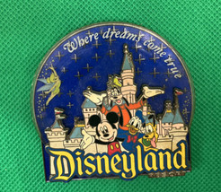 RARE! Disneyland “Where Dreams Come True” Spinner / Spinning 2.5” Metal Magnet - $24.75