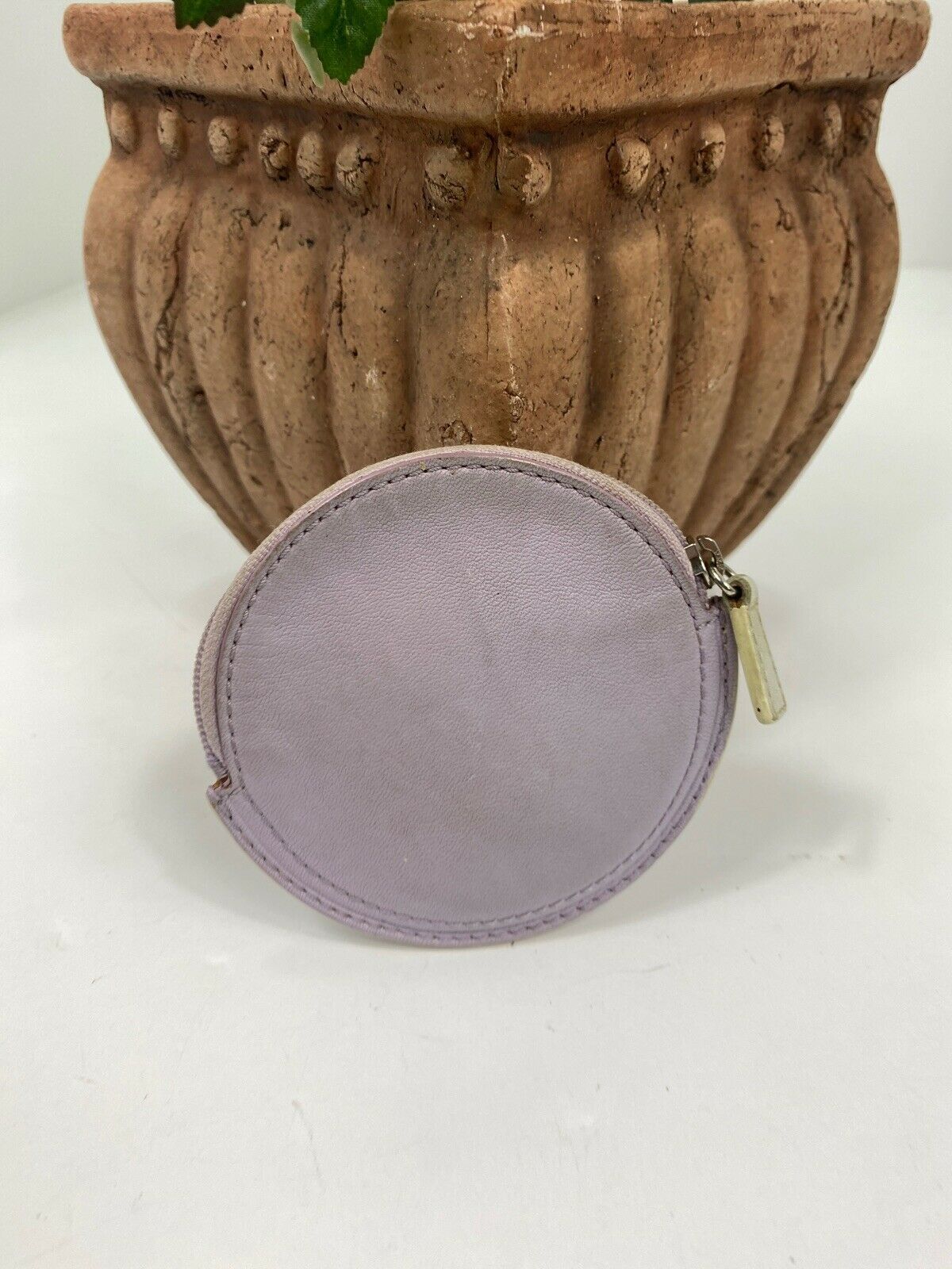 coach round coin purse