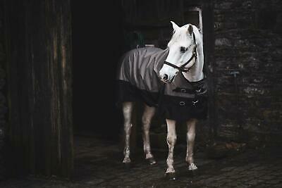 Lightweight Horse Turnout Rainsheet Waterproof 600D Ripstop Orange/Black 5'6-6'9 