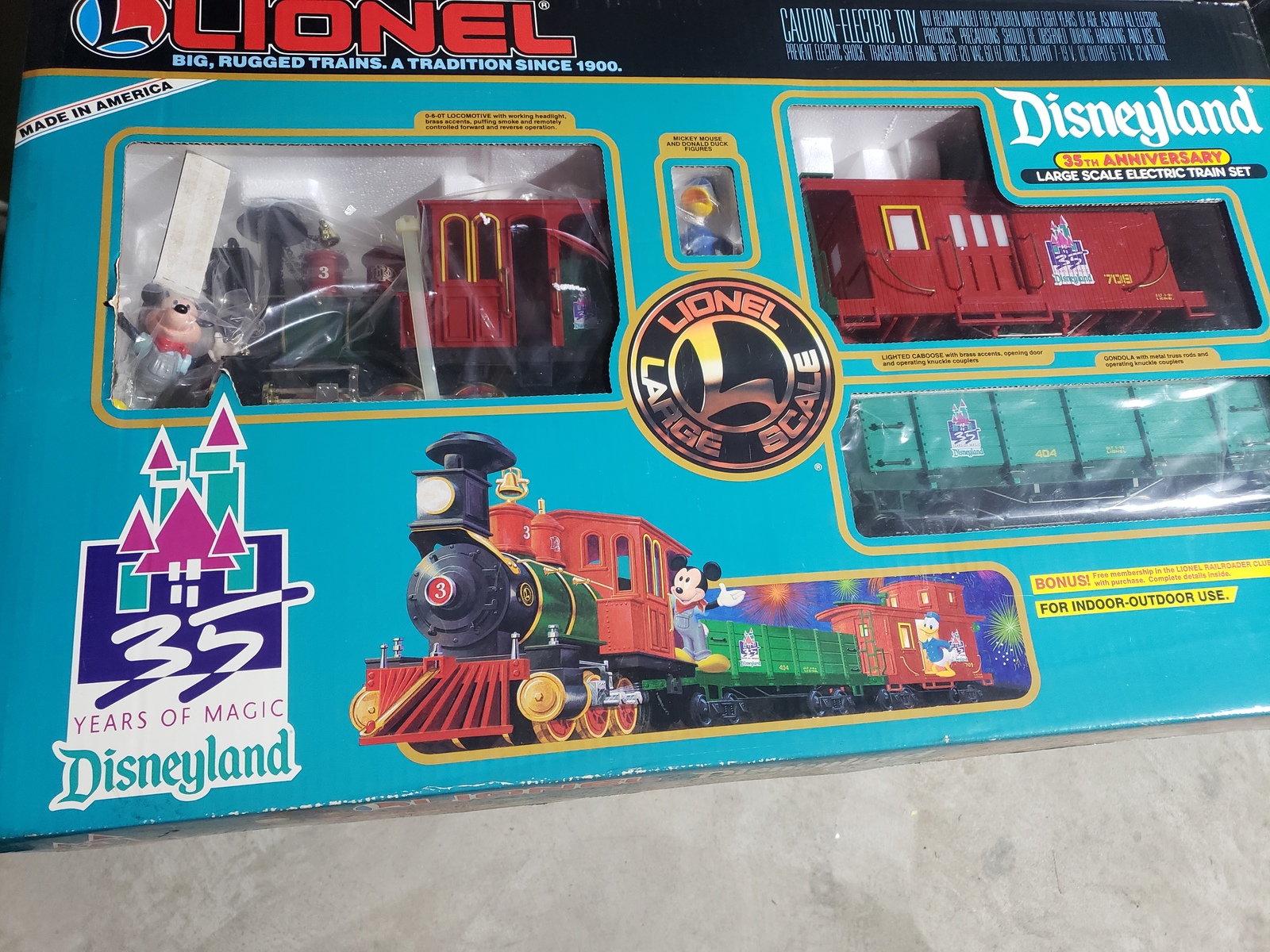 Walt Disney 35th anniversary Lionel Train Set Starter Sets & Packs