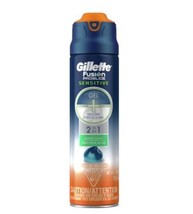 Gillette Fusion ProGlide Sensitive 2 in 1 Shave Gel, Alpine Clean, 6 oz - $11.86